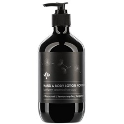 BOTANY AROMATHERAPY Hand & body lotion - nourish - citrus/lemon myr/bergamont